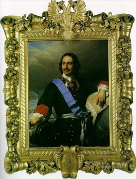 Pablo Delaroche Painting - Pedro el Grande de Rusia 1838 Hippolyte Delaroche